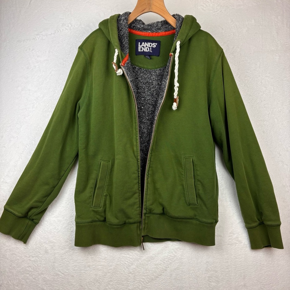 Lands' End Green Hoodie